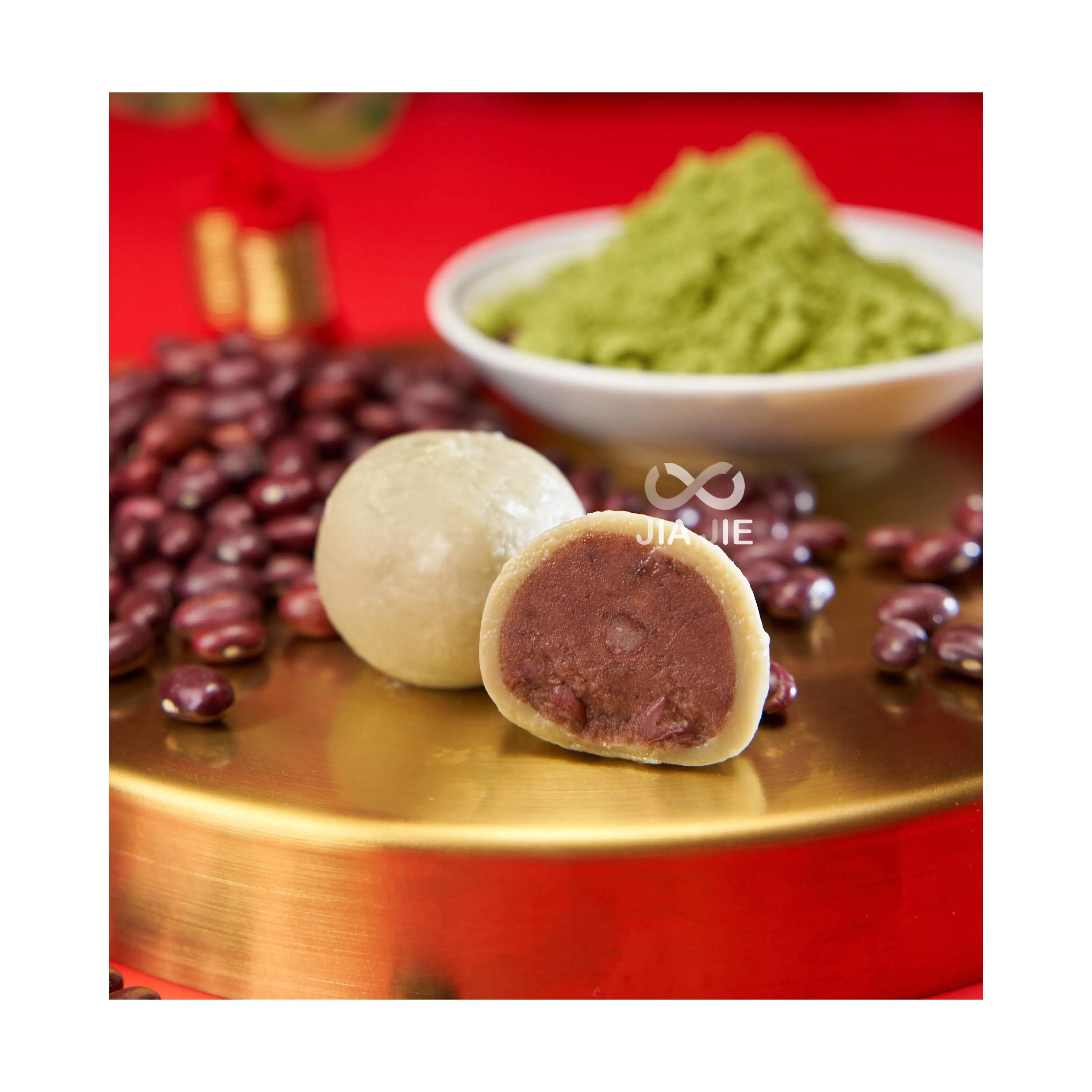 Top Selling Wholesales Supplier Normal Feature Match Red Bean Flavor Mochi Sealed Packaging Type 12 Months Shelf Life  0.15kg