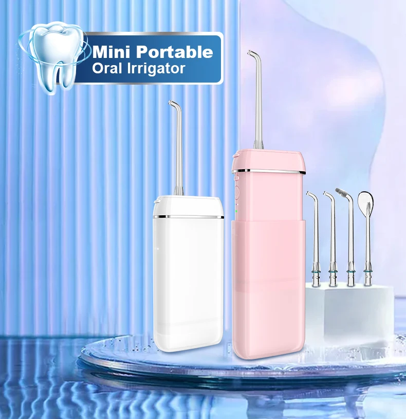 Mini Dental Flosser Small size Pulse 1600times/min Traveling Household Dental Plaque Remover Oral irrigator Water Floss Pick