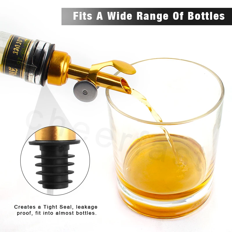 Our Oil Pouring Mechanism Allows The Liquor To Pour Smoothly  Provides Superior Pour Spout Control Perfect Weighted Pourer