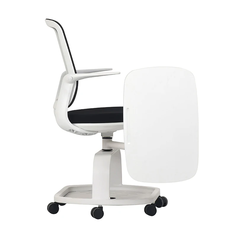 Study board chair mesh back training chair with writing board for training