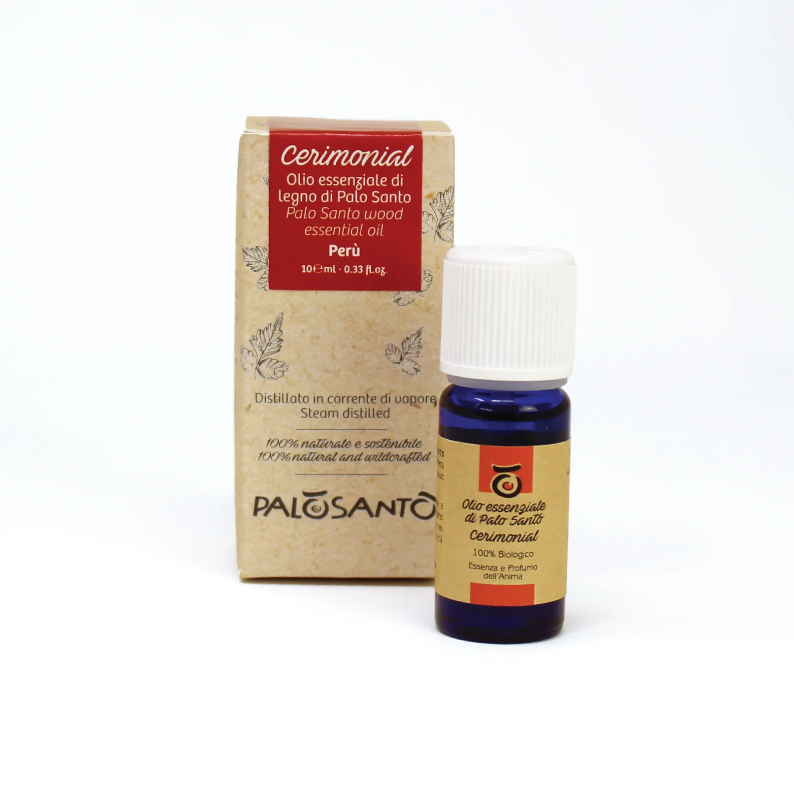 Palo Santo Oil Ideal for Aromatherapy, Stress Relief - Palo Santo Essential Oil Cerimonial from Peru - 5 ml per unit