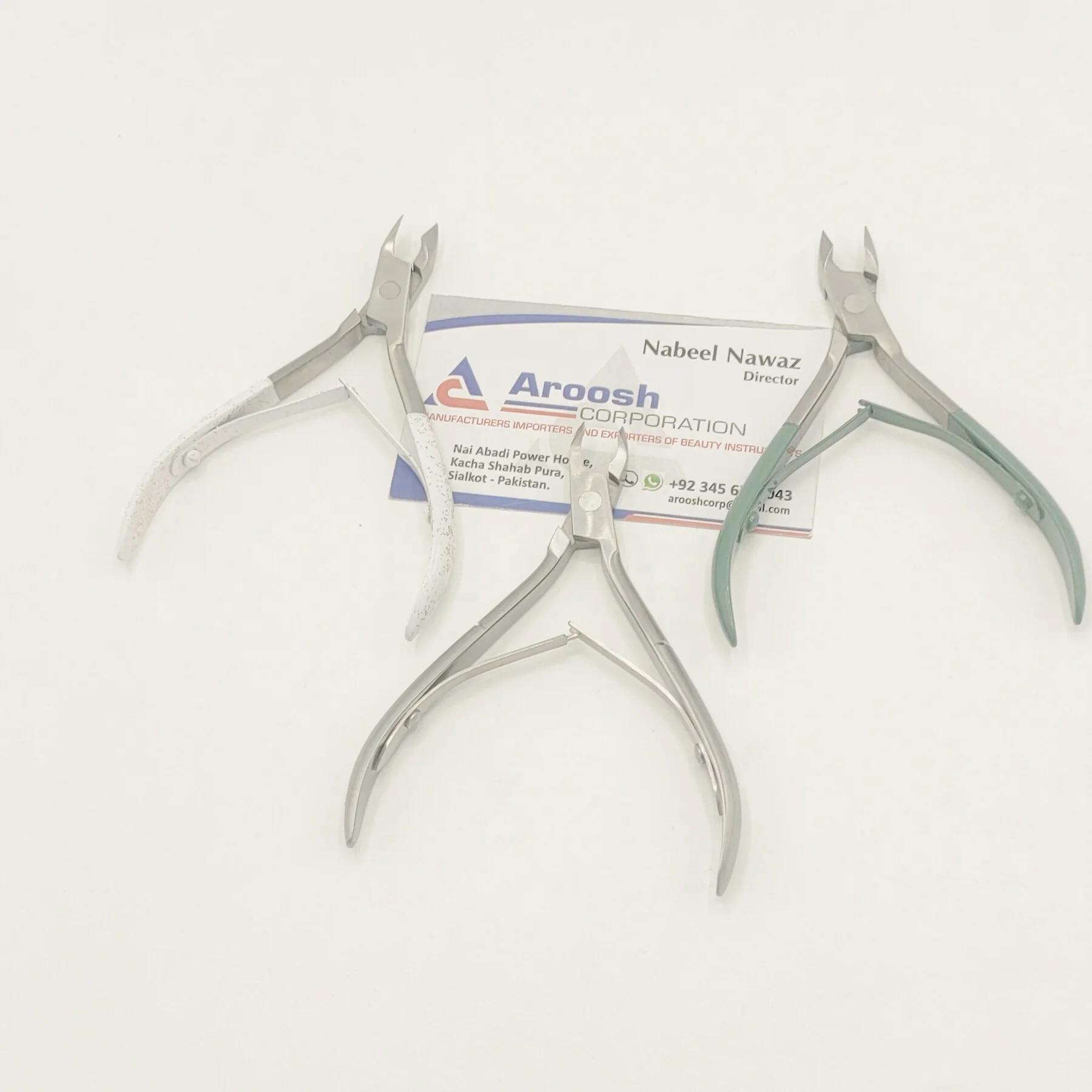 Wholesale Stainless Steel Nail Clipper High Quality Nail Cutter Cuticle Nippers 3 mm Tip