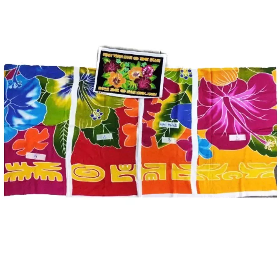 New Designed Hot Sale Floral flower Batik Printed Pareo Beach Dress 100% Rayon Sarong Cover Up Bikini Swimwear