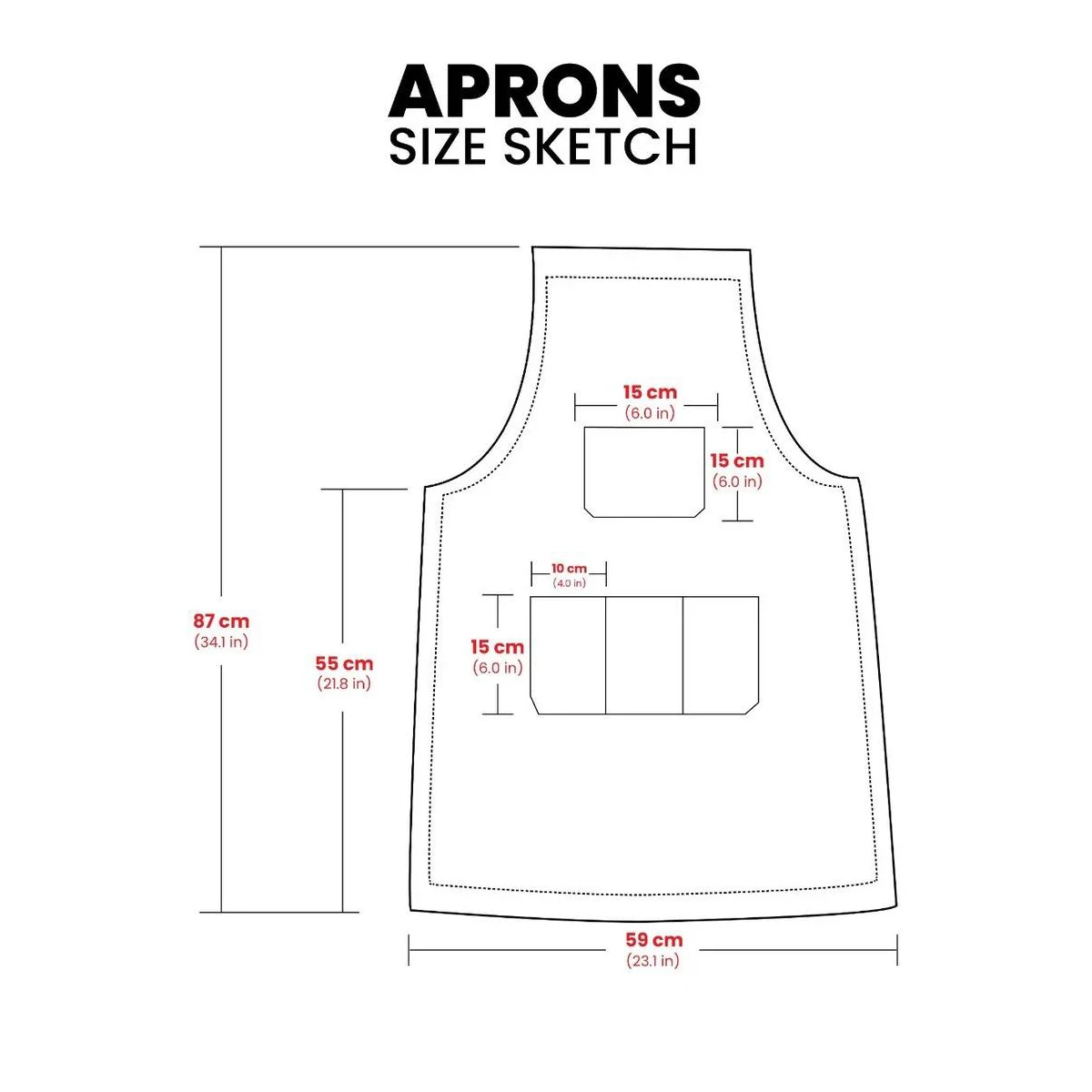 Wholesale Custom Design High Quality OEM Genuine Leather Apron Working Leather Aprons