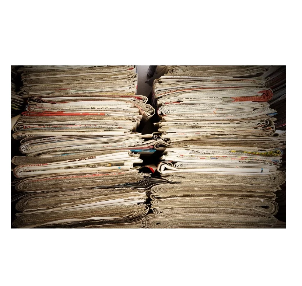 Old Used Newspaper Waste Scrap Clean ONP Waste Paper - Old News Paper and Over Issue Newspaper