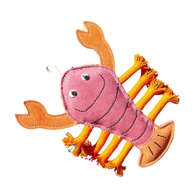 Soft Pet Toy Cute Tuff Toss Soft Comfortable Personalized Leather Dog Toys With Rope Handle for Pets Dogs Accessories