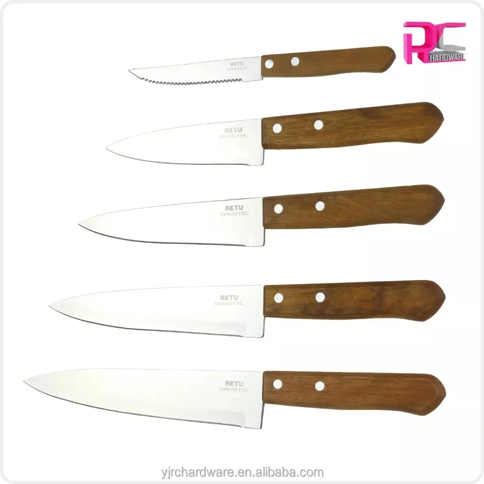 New PP handle sharp eco durable stainless steel wholesale kitchen cookware chef knife