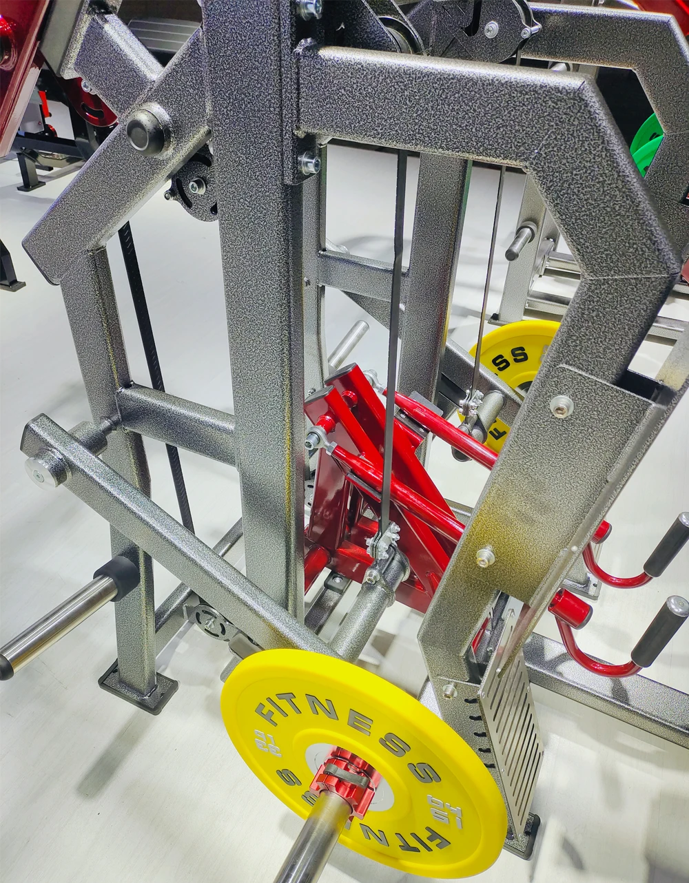 New Gym Equipment Plate Loaded Commercial Strength Training Lat Pulldown & Long Row Superset Machine For Training Back