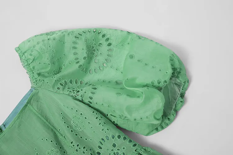 Wholesales bestseller design creamy green for elegant lady with competitive price