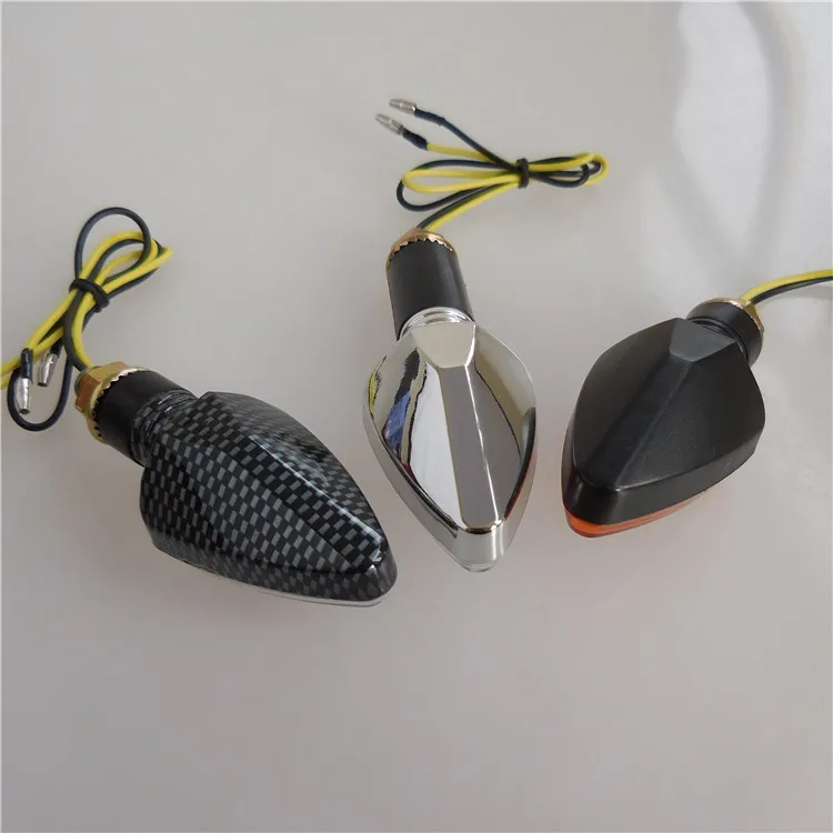 Emark 12V Flowing Universal Motorcycle LED Turn Signal Light with special shape to motorcycle