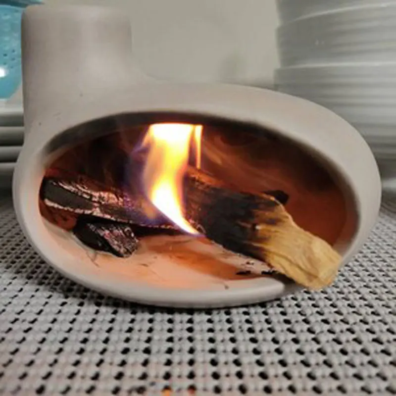 Whosale Palo Santo Burner Cone Incense Holder Handmade Modern Ceramic Chimney Incense Burner