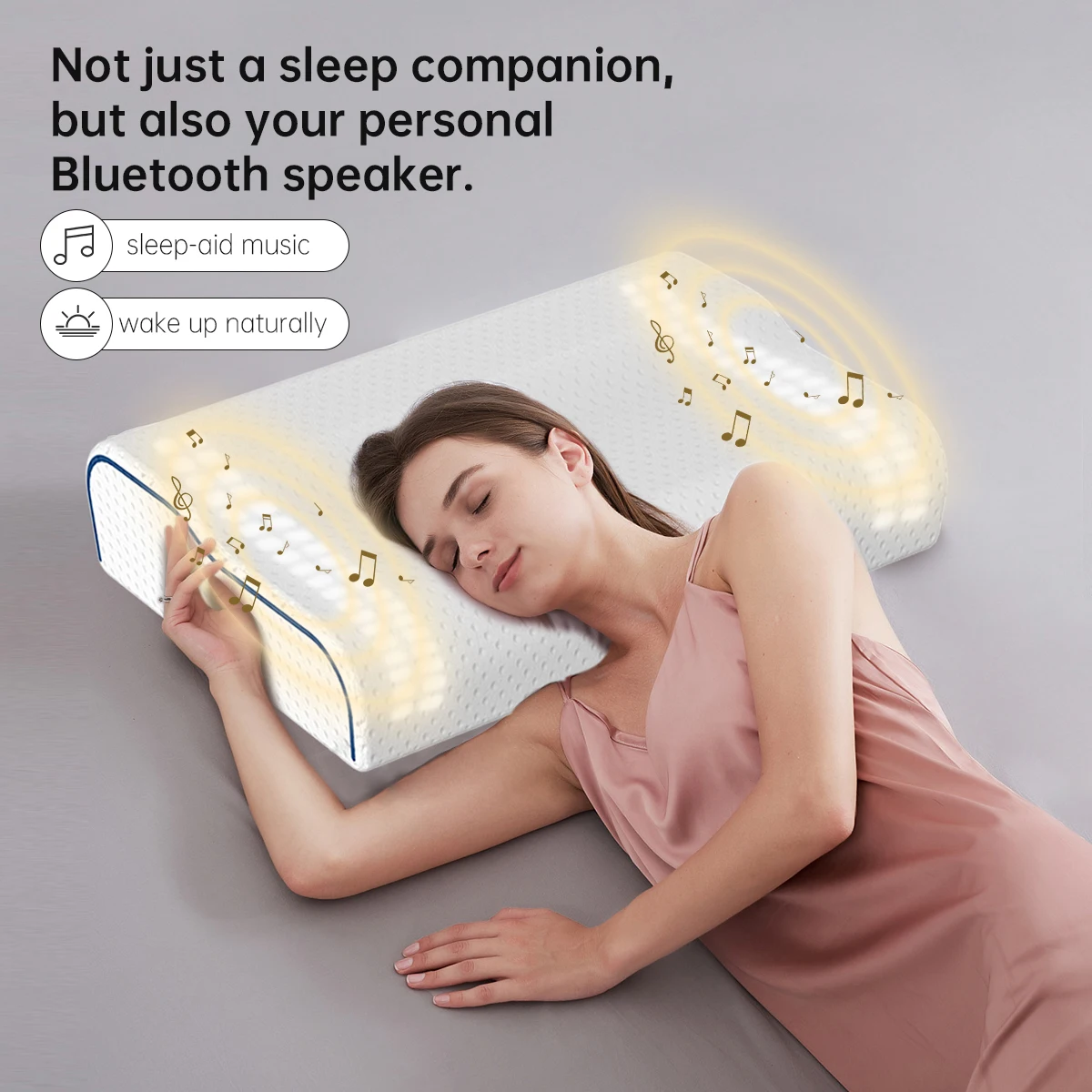 Лучший выбор от производителя музыкальная подушка Bluetooth с сигнализацией о восходе солнца и звуками медитации умная для восхода