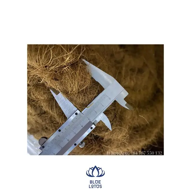 Coco Twisted Coir Rope Diameter 2.5-3cm Weight 22-25kg Common at Korea Russia