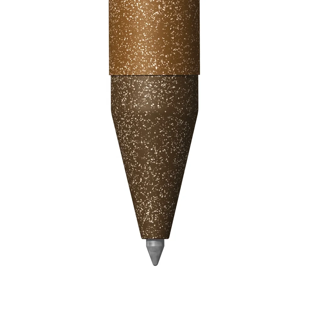 Gift for business 2023 custom logo printing design writing ballpoint pen high quality sustainable pen made from coffee grounds