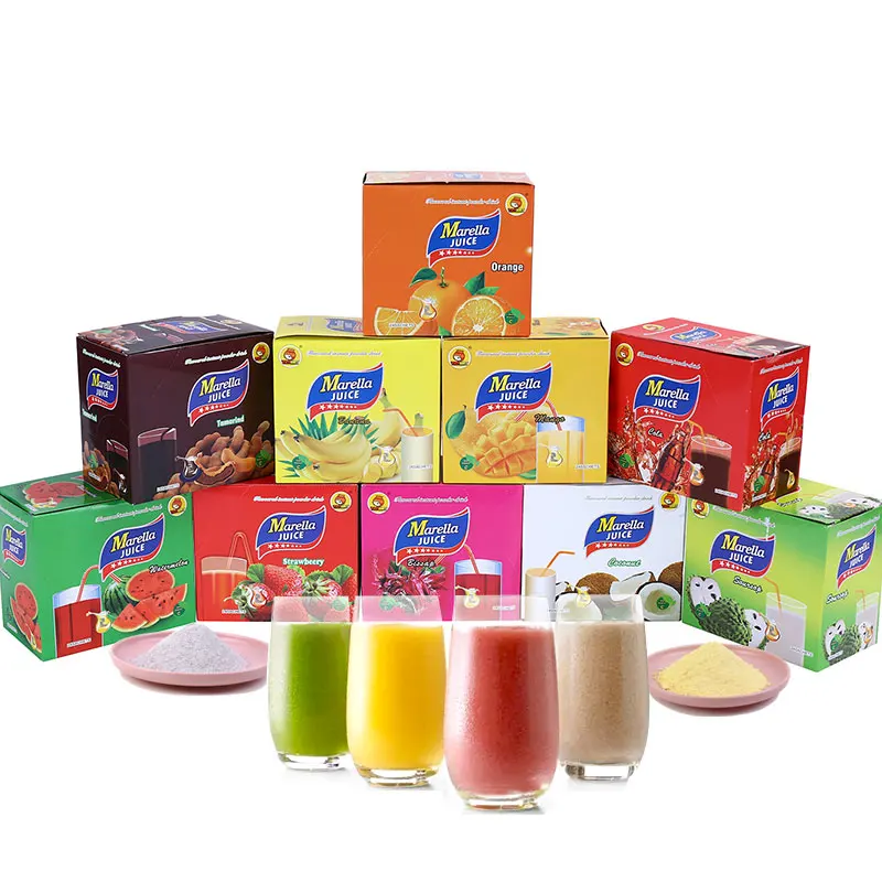 Wholesale Of Various Fruit Vegetable Juice Mix Flavor Powder Drink Instant Exotic Juice Pop Drink