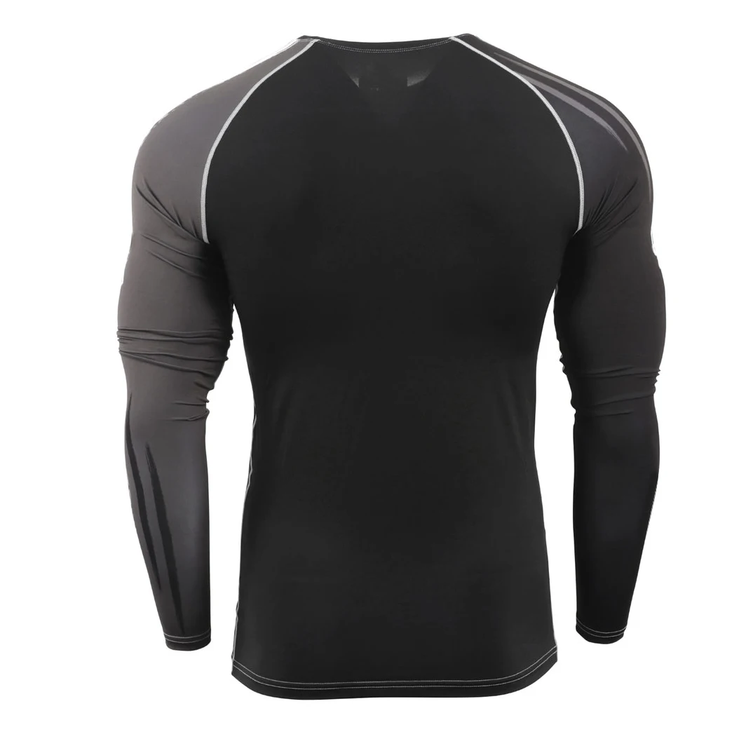 Mma Rash Guard Tops Rash Guard Custom For Men Compression Long Sleeve Compression Rash Guard