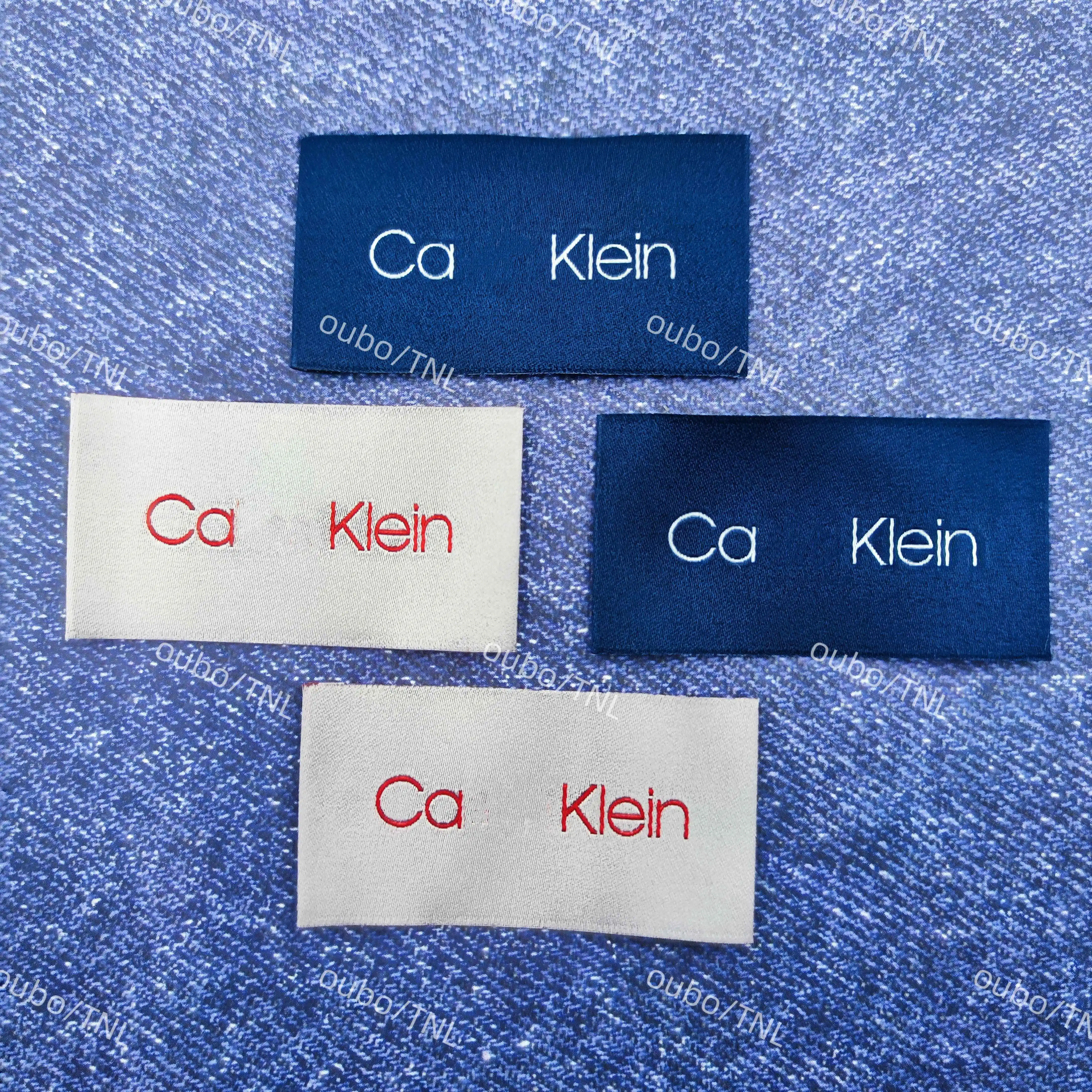 Customized Labels Machine woven clothing labels Fashion woven clothing satin labels Fabric logo can be used as a clothing tag