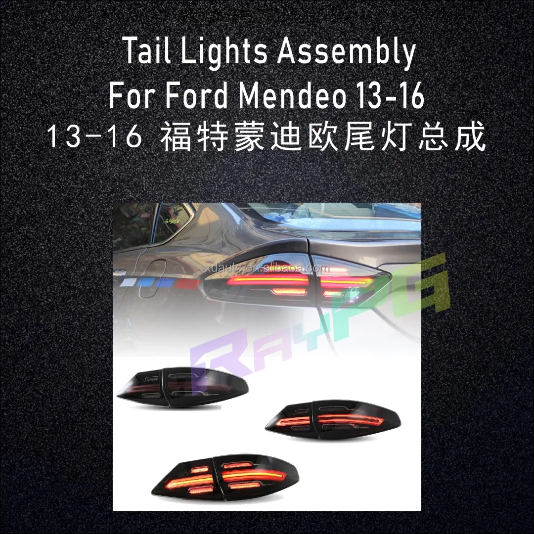 Factory Wholesales Animation DRL Mondeo Back Rear Tail Lamp 2013 2014 2015 2016 LED Taillights For Ford Fusion