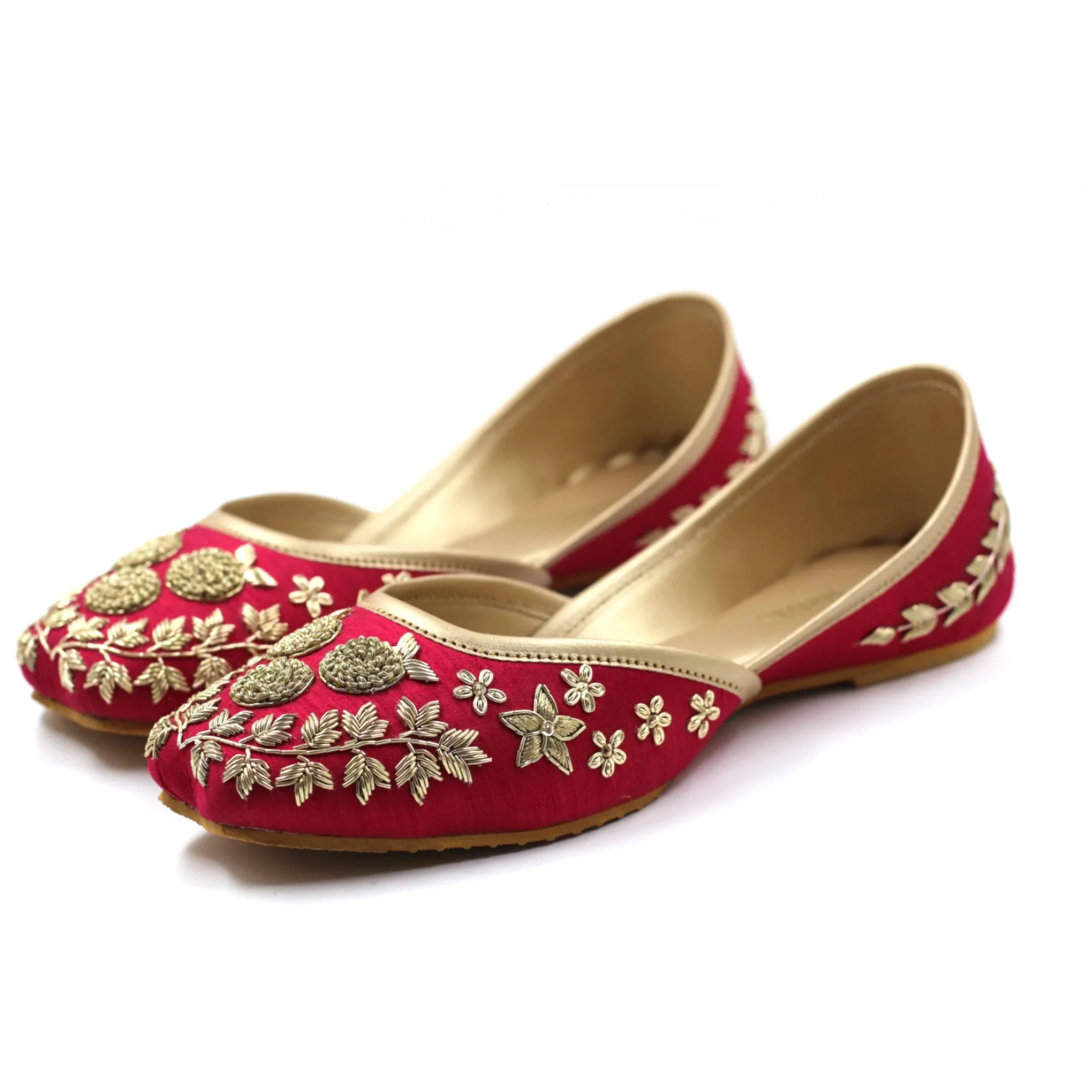 New Design Solid Color Custom Made Fancy Punjabi Khussa jutti For Women pakistani wholesale khussa