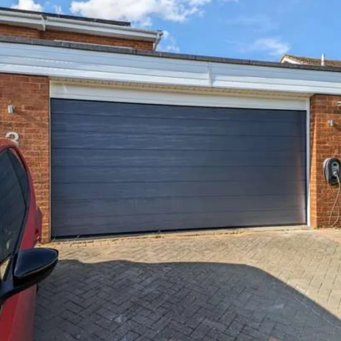 Commercial Sectional Folding Doors Automatic Overhead Sliding Garage Door Steel Insulation Overhead Section Flap Gate Door