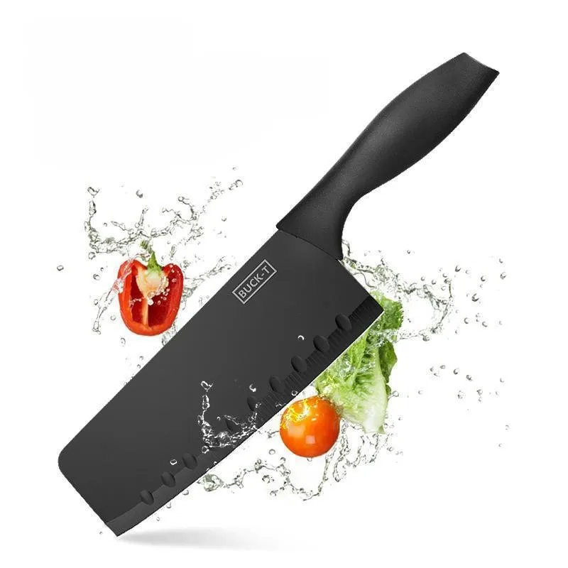7 pcs Knife Cutting Board Combination Dormitory Meat Cleaver Kitchen Non stick Pot Special Spatula Kitchen Utensils