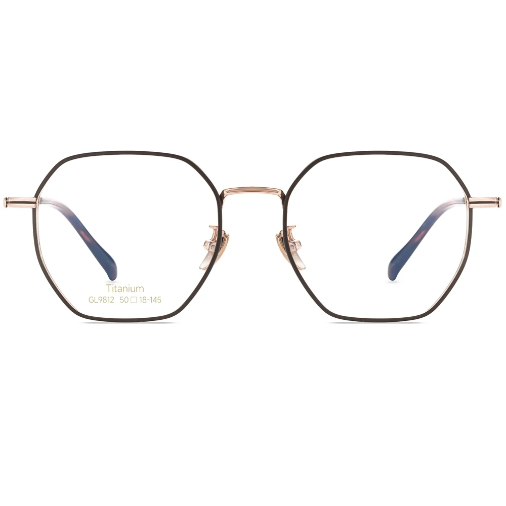 FEROCE дизайнерские мужские высококачественные титановые нестандартной формы очки оправы для очков