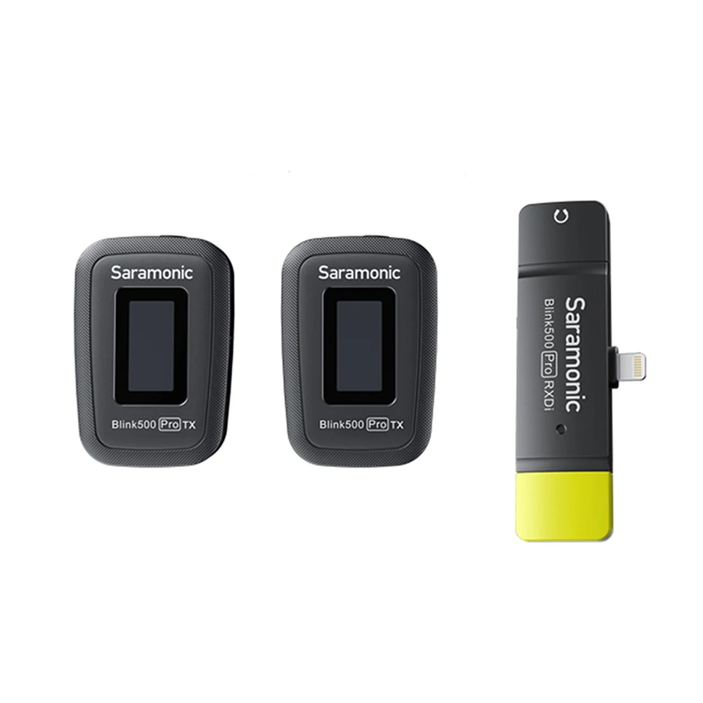 Saramonic Blink 500 Pro B4 TX+TX+RX 2.4GHz Micro-Wireless Dual Lavalier System w/ Apple Dual-Receiver for iOS Devices