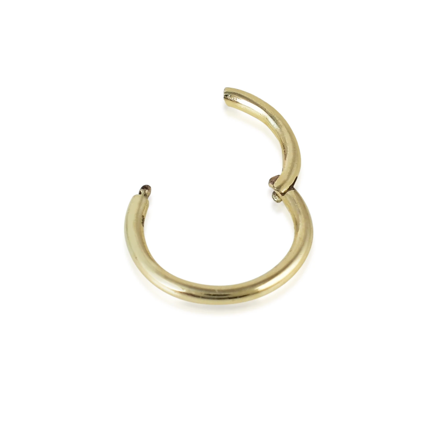 Fine Jewelry nose pin simple jewelry gold plated sterling 925 silver plain classic band pin women jewelry