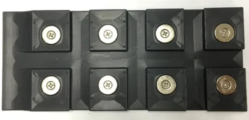 Magnetic Pad (Ferrous Block Pad) Iron capture pad Remove non-ferrous metal particles