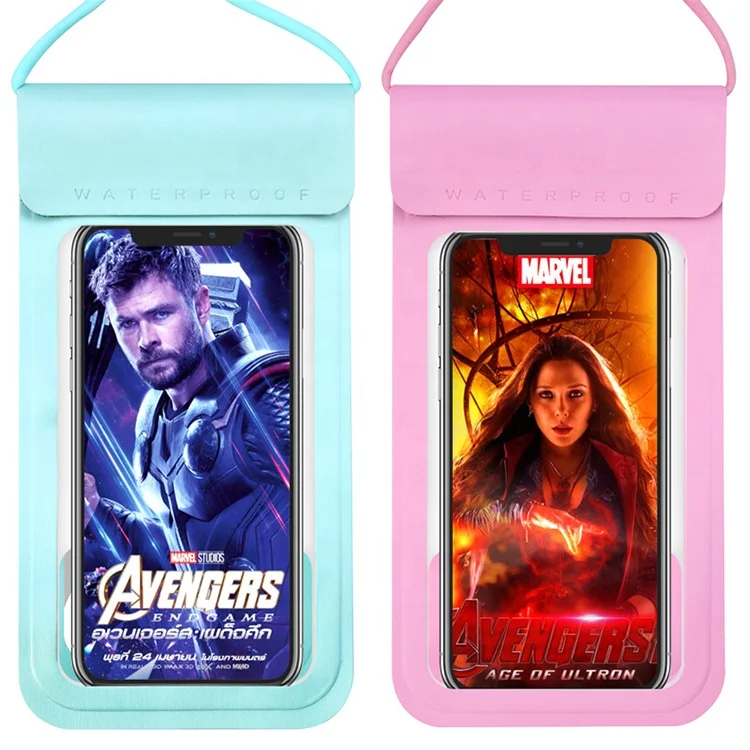 TPU Leather Smartphone Waterproof Bag Wear-Resistant Dustproof with Touch Screen Functionality for Diving Outdoor Adventures