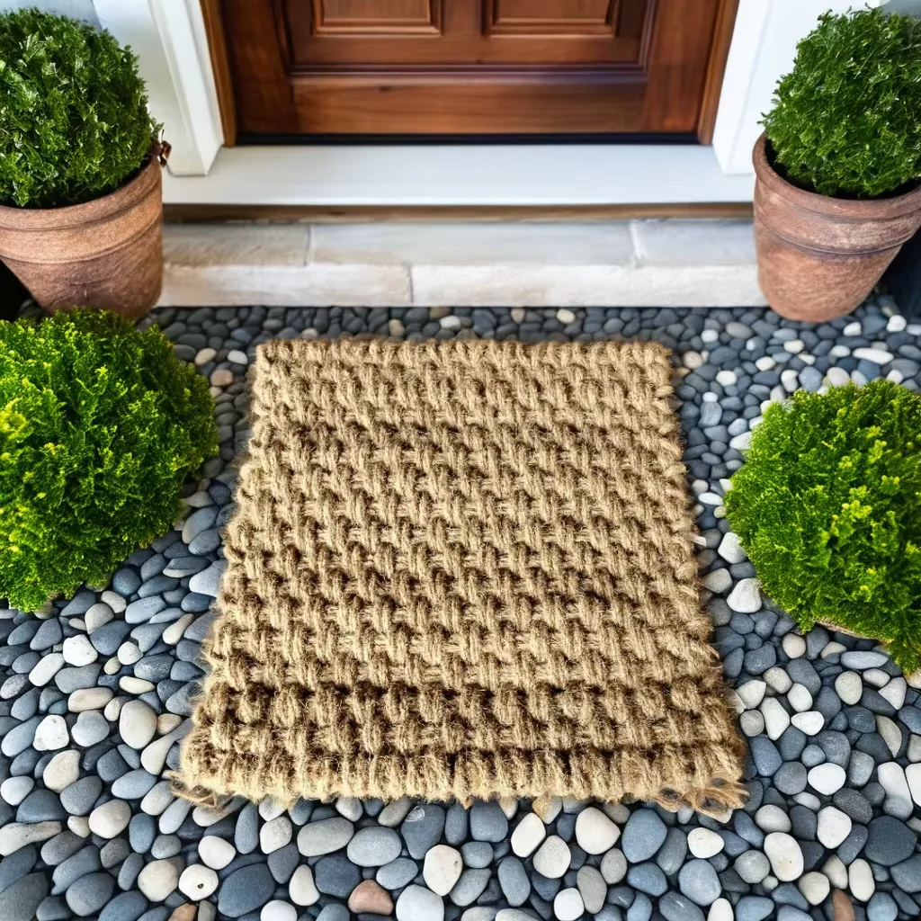 Premium quality ECO Friendly Coconut coir matting roll from Vietnam for outdoor paving Size 1*1m , thickness 35mm 100% natural