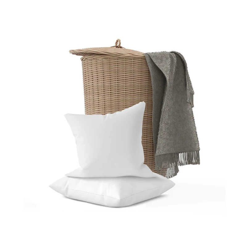 OEM ODM 100% Polyester Skin Friendly Square Cushion Pillow Smooth Texture Against Skin Suitable for Sensitive Skin