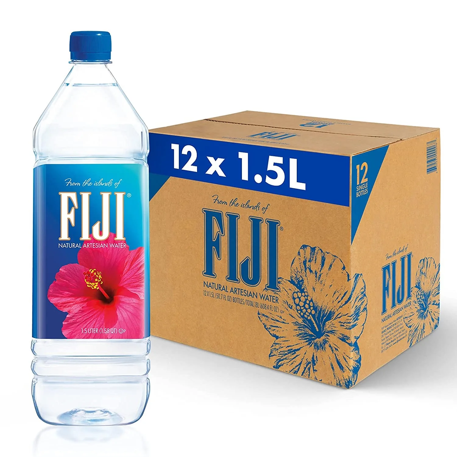 Fiji Water 24x500 мл Натуральная Минеральная родниковая вода в пластиковых бутылках 500 x 24