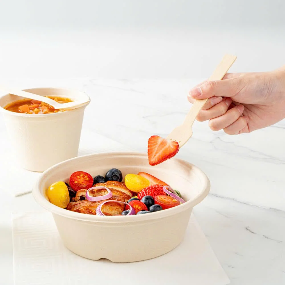 Promotion eco-friendly wooden forks Disposable Cutlery Customized Wooden Forks