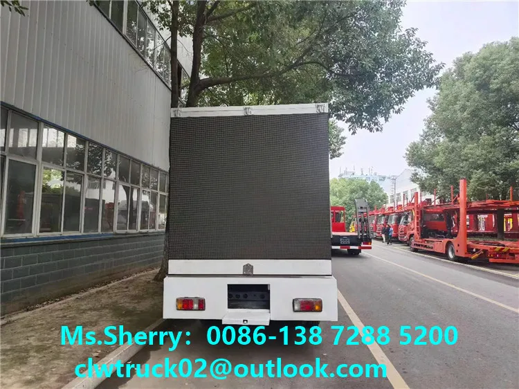 Японский бренд хорошего качества 1suzu мобильный светодиодный рекламный щит грузовик безрамный экран