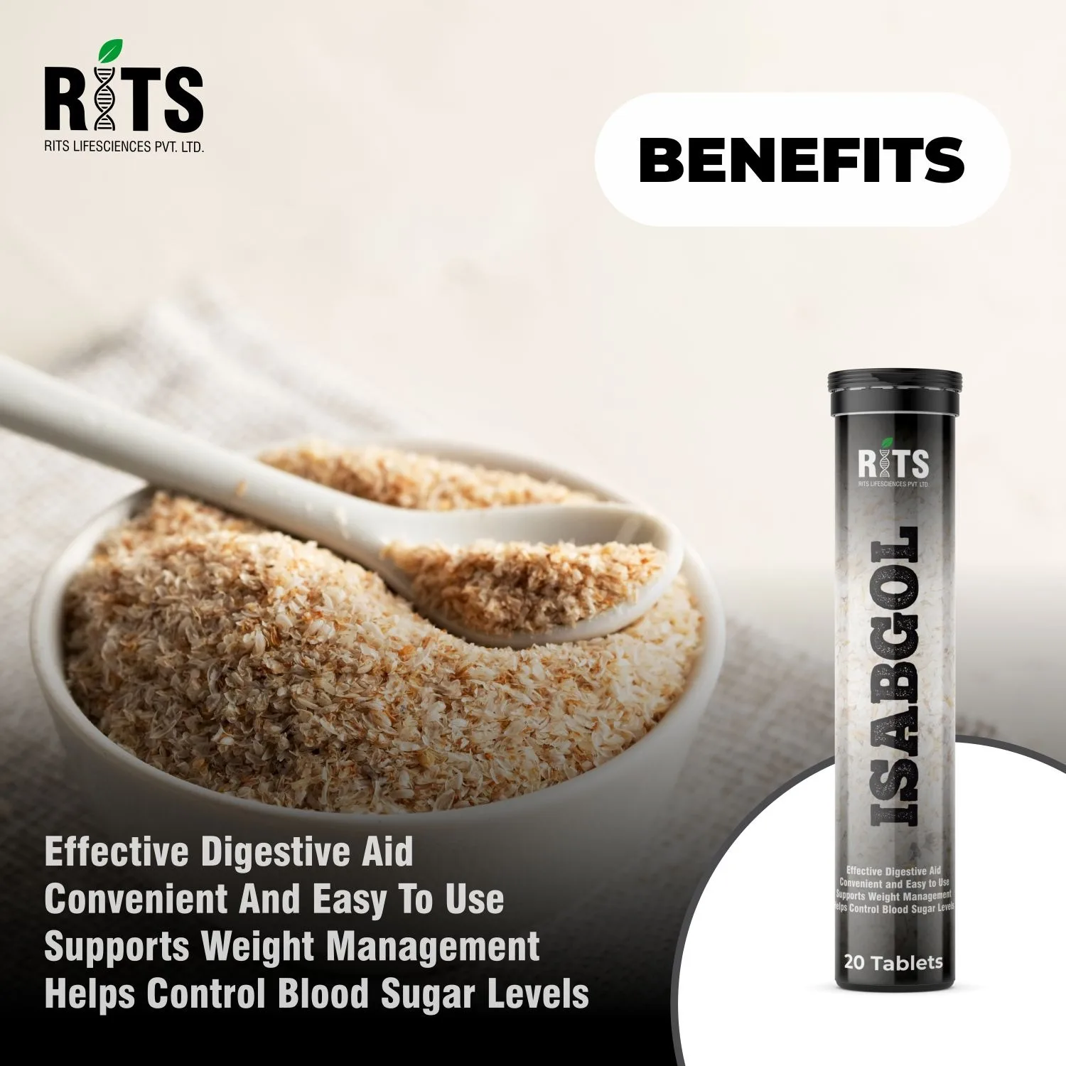 Isabgol Effervescent for Children and Pregnant Women for Health & Wellness