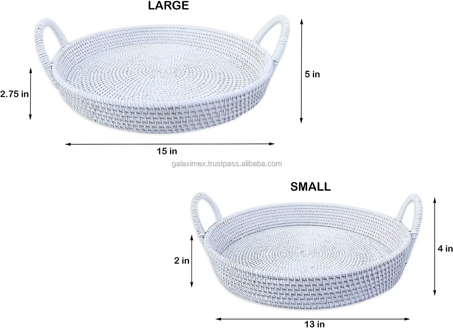 Hot New Whitewash Rattan Serving Trays Tray Set Serving Sushi serving tray tray set serving metal serving tray