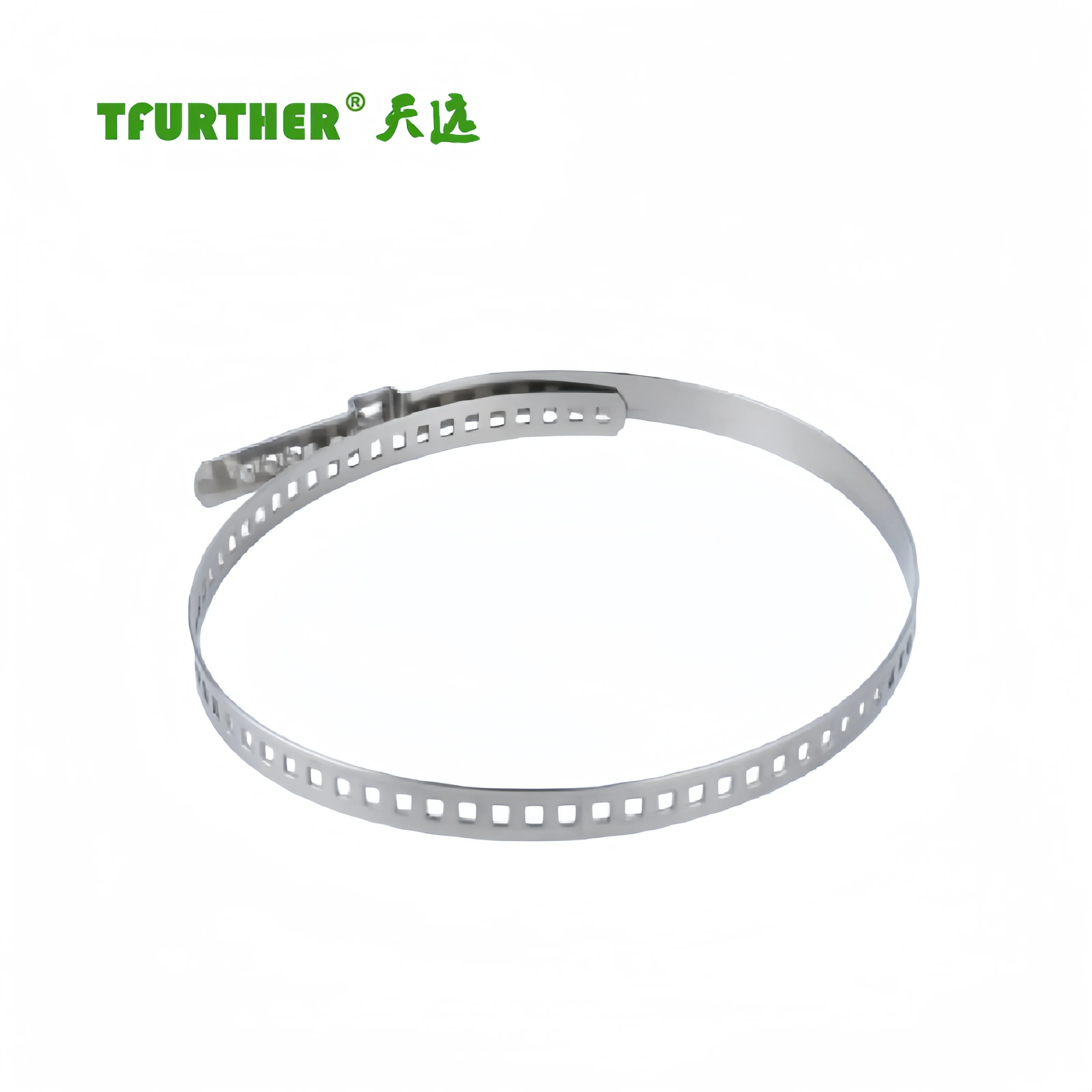 Hot sale stainless steel adjustable small diameter thin single ear hose clamp