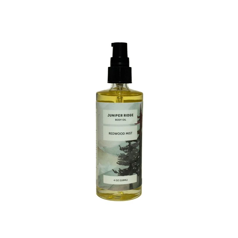 Natural and Healthy Skin Best Body Moisturizer Men and Women Use Redwood Mist Body Oil from USA
