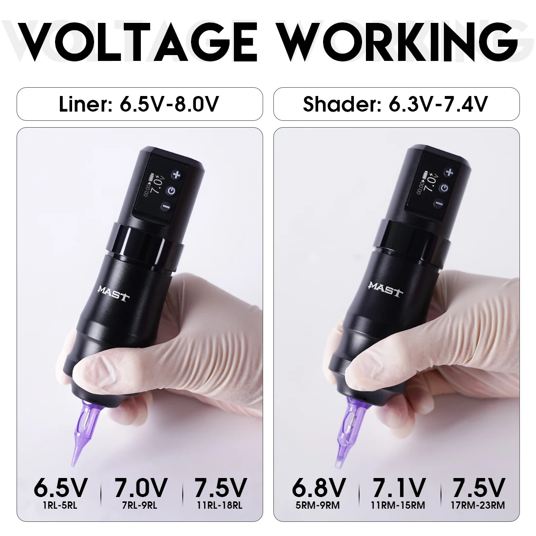 Mast Fast Charge 1600mAh Battery Electric Tattoo Machine