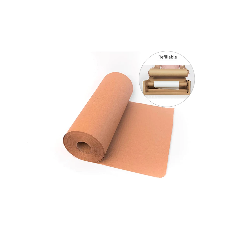 Hot Sale Eco-Friendly  Honeycomb Wrap Paper With Cardboard Dispenser Roll Biodegradable Fully Recyclable For Packing Moving