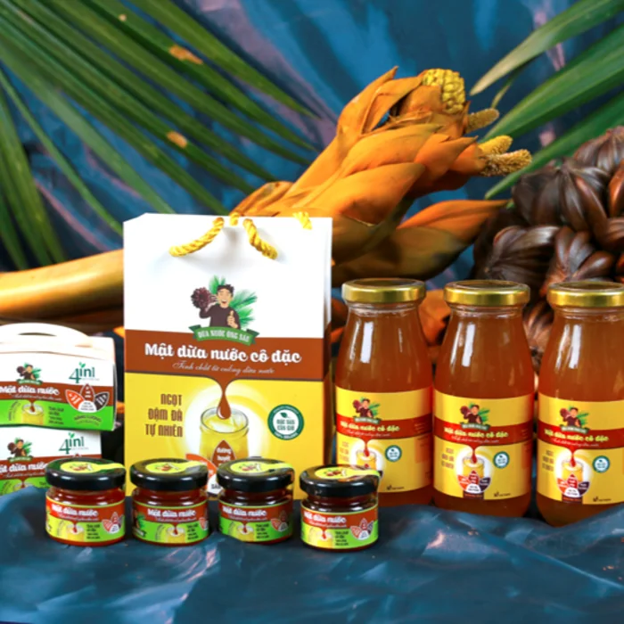 Quality Natural Coconut Water Origin Healthy Sugar Type Sweetener Liquid Form Nipa Palm Syrup Export From Vietnam