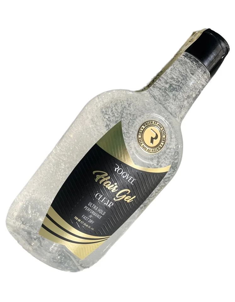 Barber Use Long-Lasting Unisex Hair Gel Strong Hold Edge Control for Curly Hair Professional Styling with Shine OEM Customized