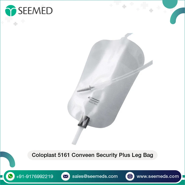 Simple Design Medical Consumables Coloplast 5161 Conveen Security Plus Leg Bag/ Urine Collection Bag at Best Price