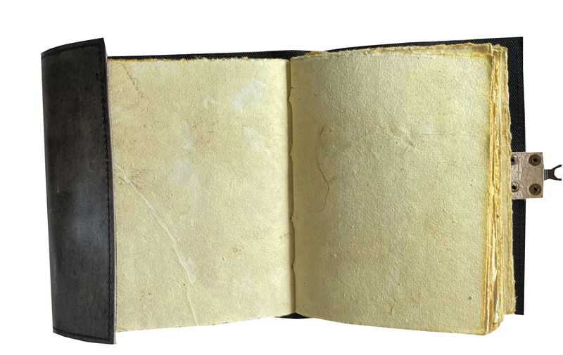 Sun Moon Stone Vintage Leather Handmade Embossed Diary Kraft Journal Notebook Manual Account Book Wholesale Gift Set deckle