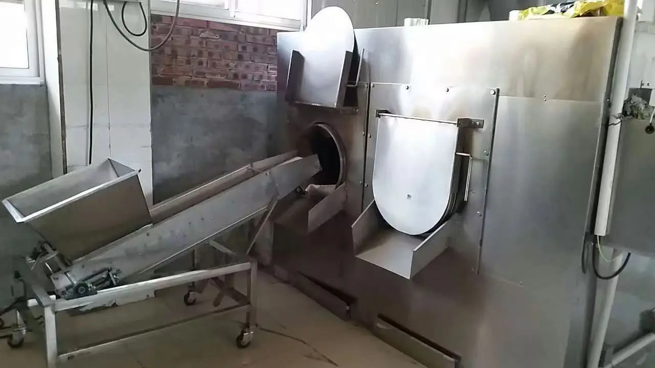 commercial cocoa dryer sesame sunflower seeds nuts roasting machine groundnut chickpea peanut roaster HJ-98