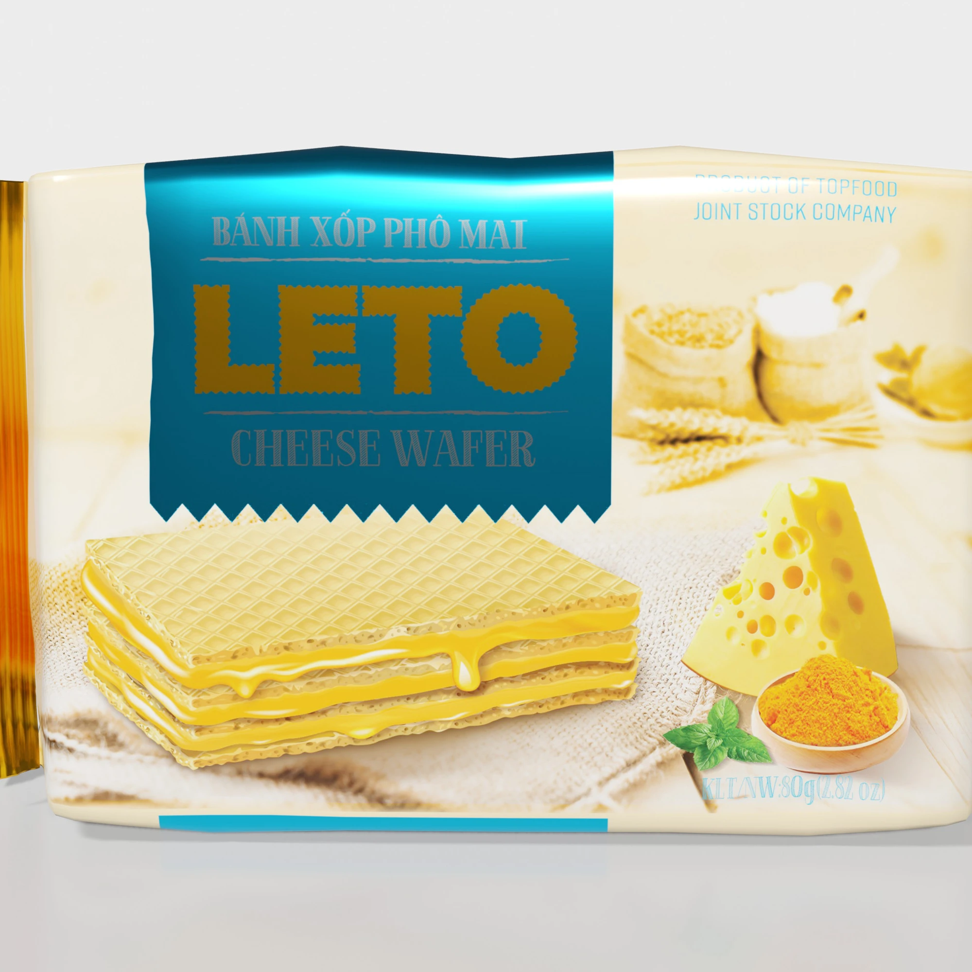 Leto Cheese Wafer 80gr