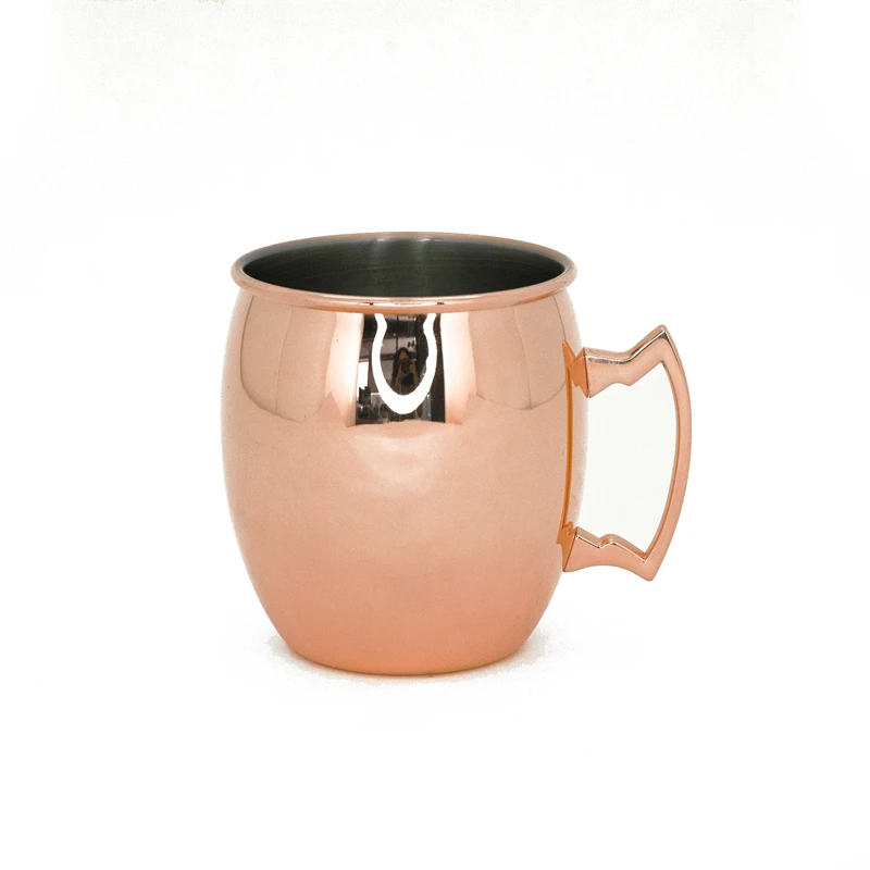 Hot Selling Rose Gold Copper Hammered Cup copper beer Moscow Mule Mug For Beer Water Coffee With Best Quality From India