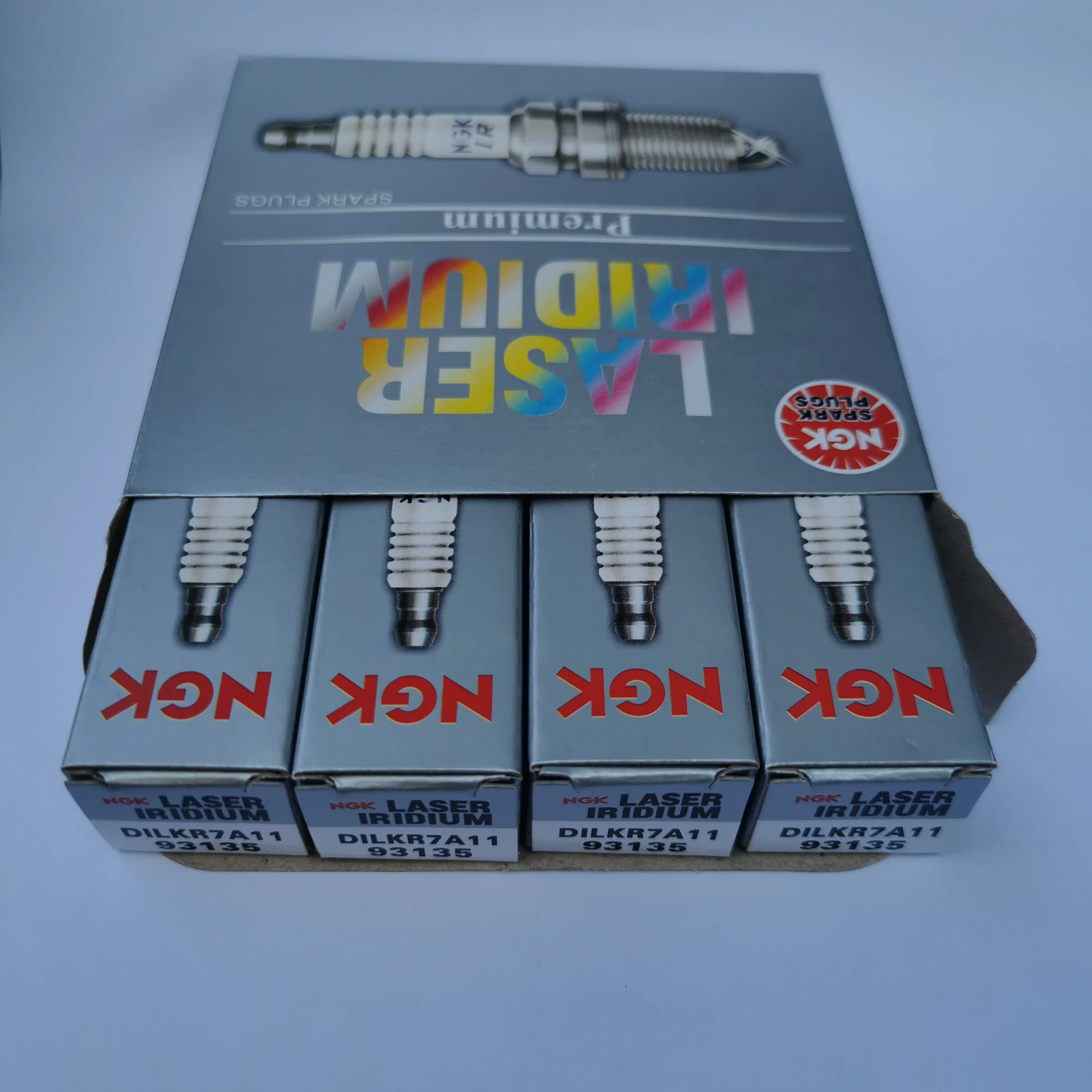 NGK Spark Plugs Original Genuine Laser Auto Engine System 93135 DILKR7A11 For Hyundai GENESIS (DH), i10 (BA, IA), i10 Saloon