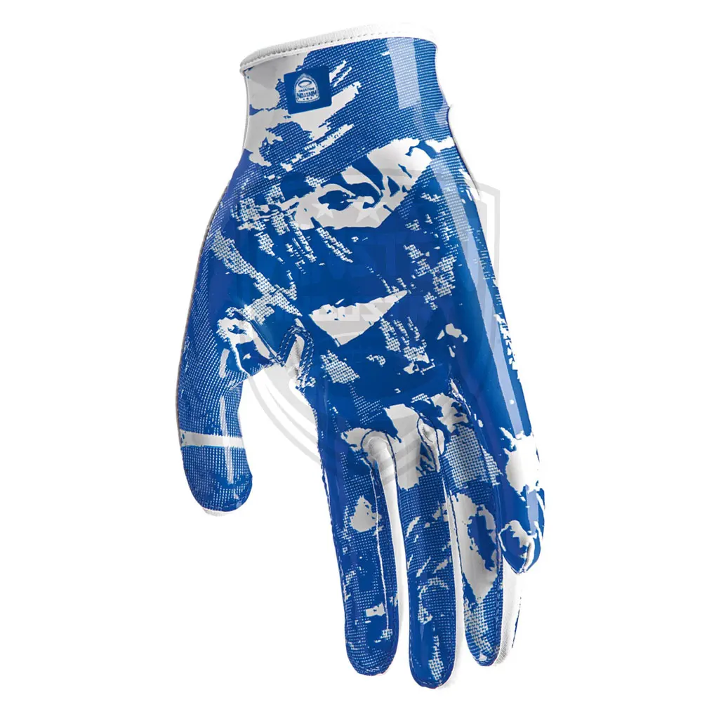 Professional Football Receiver Gloves Custom Logo Receiver Gloves Made in Pakistan Football Gloves